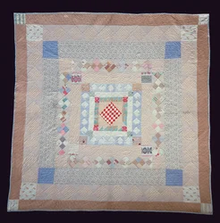 Lapptäcke, ca 1860 (textil)