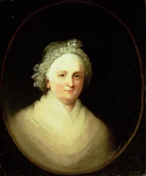 Porträtt av Martha Washington