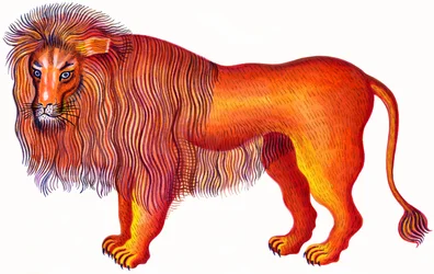 Leo lejonet, 1996, (bläck och gouache)