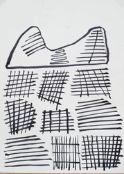 Ritning, 2015 (bläck på papper)