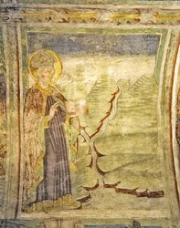 Gud skiljer landet från vattnet, 1490