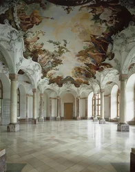 Wuerzburg residens, Sala Terrena, Wuerzburg, Tyskland (fresco)