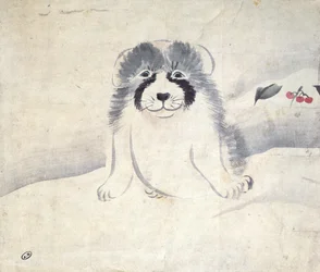 En hund (wc på papper)