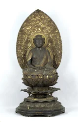 Amida Buddha (trä)
