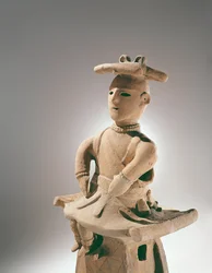 Barnfigur, arkaisk period (terrakotta)