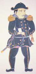 Commodore Perry i Japan - ett intryck av en japansk konstnär