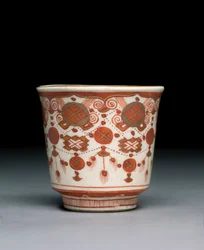 Cup, Kaga-provinsen, Meiji-eran (porslin)