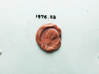 Detalj av en tallrik, Edo Period