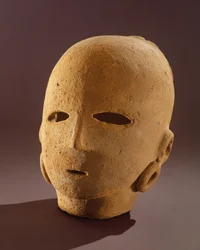 Kielelezo cha Haniwa, c.300-600 AD (terracotta)swed