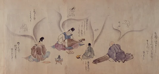 Japanska musiker, från Sadanobu Matsudairas (1758-1829) 