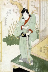 Japanskt tryck: Samurai, n.d.
