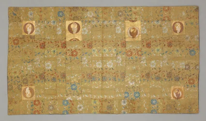 Kesa, ca 1688-1703 (Sidentyg: lappat och sytt)