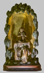 Shakyamuni asketisk. Japan, Edo-perioden