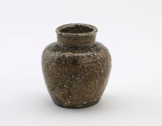 Liten teburk för kommersiellt bruk, Shigaraki, Shiga-prefekturen, Meiji-eran (keramik)