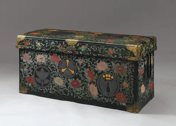 Förvaringsstam (Nagamochi), Edo-period (lack & förgylld koppar)