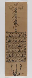 Thirty Gods of the Nichiren Sect (träblocktryck)