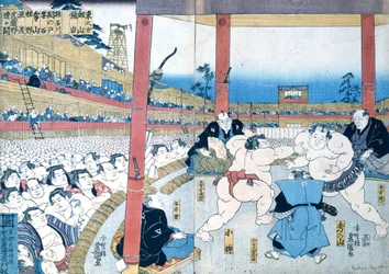 Traditionell brottning i Japan: Sumobrottare,