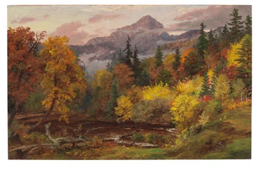 Höstlövverk i White Mountains (Mount Chocorua)