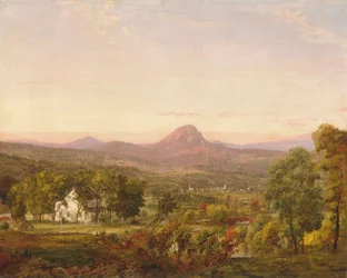 Höstlandskap, Sugar Loaf Mountain, Orange County, New York, ca. 1870-75.