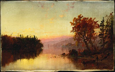 Greenwood Lake vid Twilight, 1873
