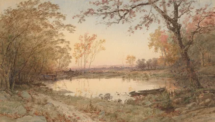Landskap Hastings-on-Hudson, 1888.