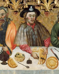 Nattvarden, detalj c.1370-1400