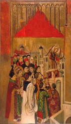 Uppenbarelse av Saint Michael på Chateau Saint Ange