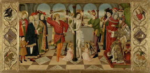 The flagellation of Christ, c.1450-60