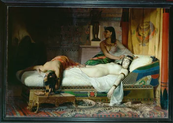 Cleopatras död (målning på duk)