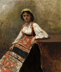 Italiensk kvinna (La Morieri)