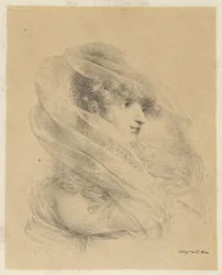 Porträtt av Mademoiselle Ledieu