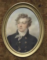 Porträtt av en man, möjligen Alexander I, Rysslands kejsare