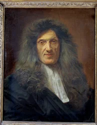 Porträtt av Louis XIV:s doktor, Raymond Finot (1636-1709) Målning av Jean Baptiste Jouvenet (1644-1717) 1704. Dim 0,73 x 0,59 m Louvren, Paris