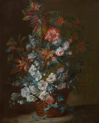 Blommor i en korg 1695 (olja på duk)