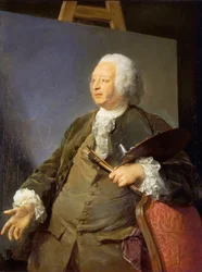 Porträtt av Jean-Baptiste Oudry