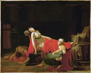Cleopatras död (olja på duk)