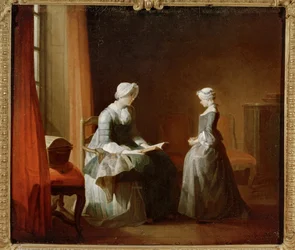 En anständig utbildning (målning på duk)