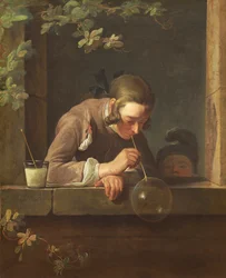 Såpbubblor, ca. 1733-34 (olja på duk)