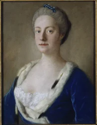 Porträtt av Maria Doublet van Groenstein, Lady Holdernesse