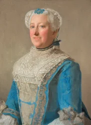 Porträtt av Elizabeth Percy, grevinnan av Northumberland (pastellteckning)