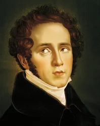 Italien, Catania, Porträtt av den italienska operakompositören, Vincenzo Bellini