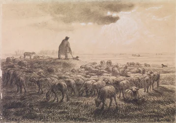 Får och herde