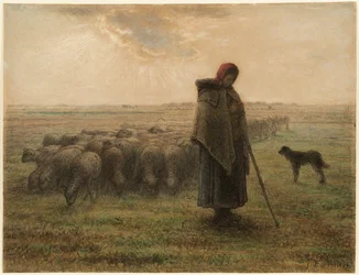 Herdinna och hennes hjord