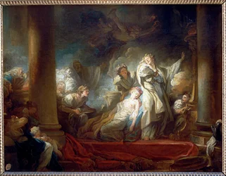 Offret av Caliroe,1600-talet (oljemålning)