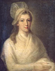 Charlotte Corday (1768-93) (olja på duk)