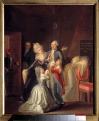 Ludvig XVI:s farväl fick hans familj den 20 januari