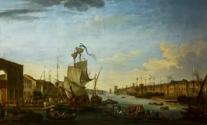 Franska: Embarquement du corps expeditionnaire de Minorque au port de Marseille sous les ordres du Duc de Richelieu Embarquement du corps expeditionnaire de Minorque au port de Marseille sous les ordres du Duc de Richelieu Embarquement av Menorcas expediti