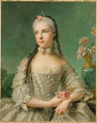 Isabella av Parma, kejsar Josef II:s hustru (målning på duk)