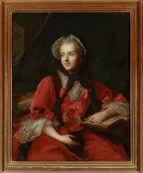 Porträtt av Maria Leszczyńska