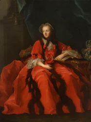 Porträtt av drottning Maria Leszczyńska